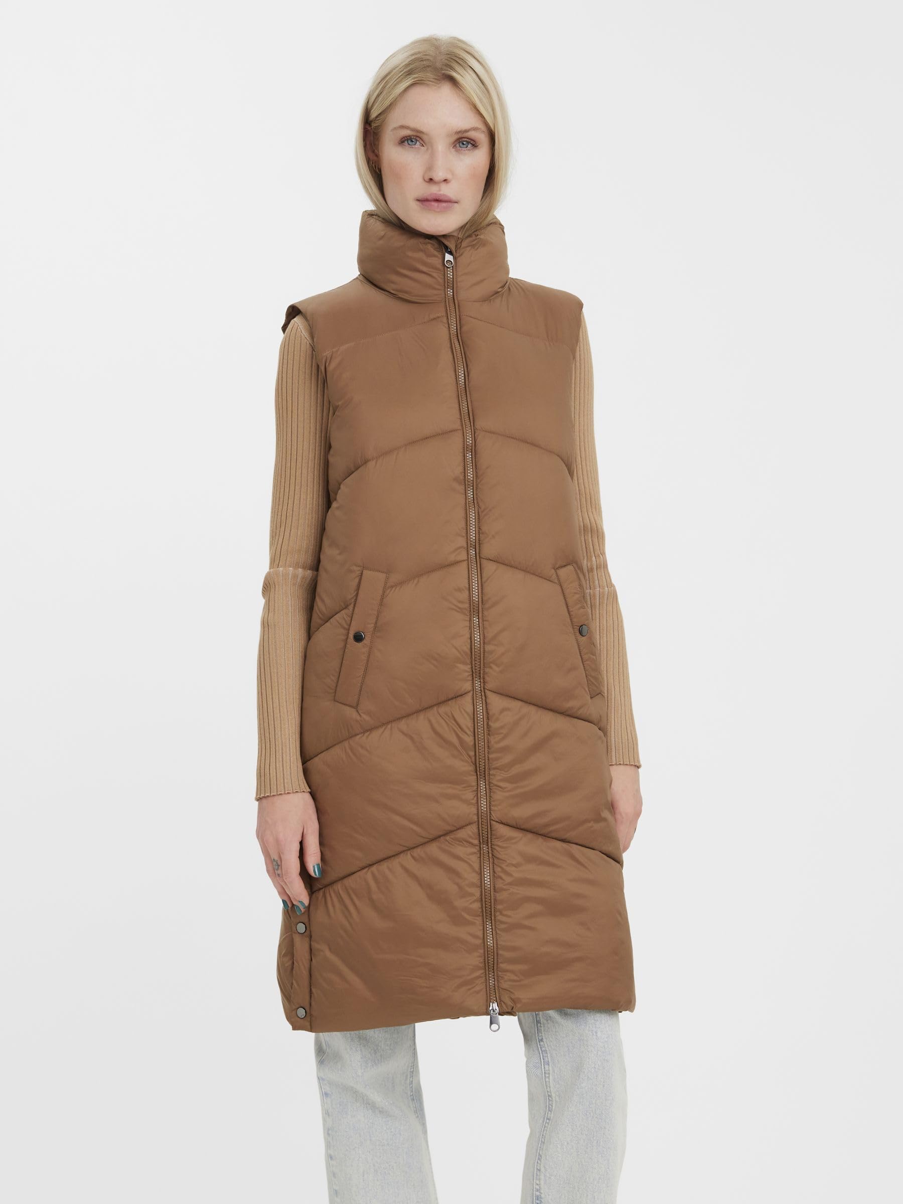 VERO MODA Vmuppsala 3-4 Waistcoat Noos Veste Femme (lot de 1)