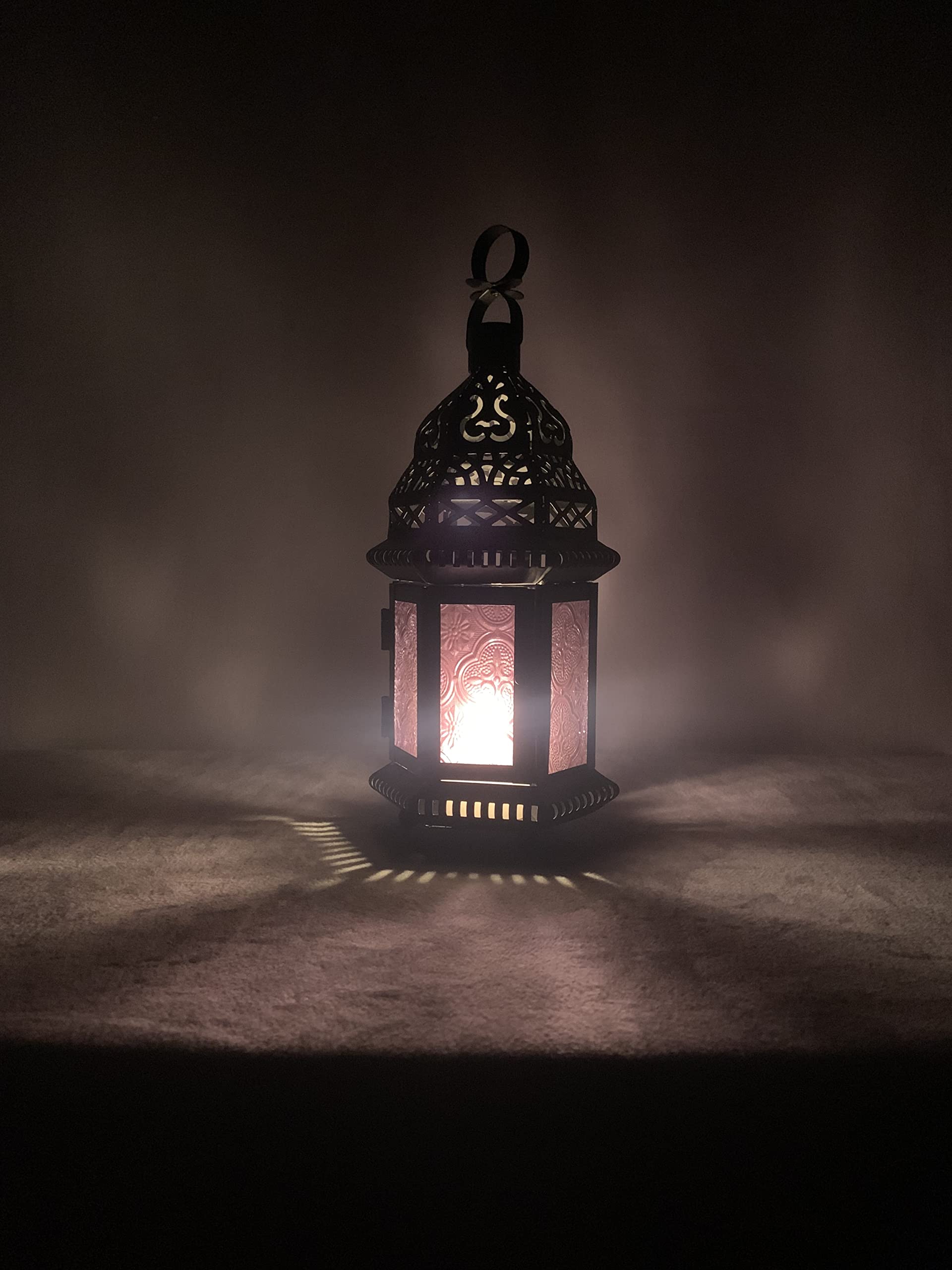 Accent Plus 10016122 Purple Moroccan Style Lantern, No Size, Multicolor