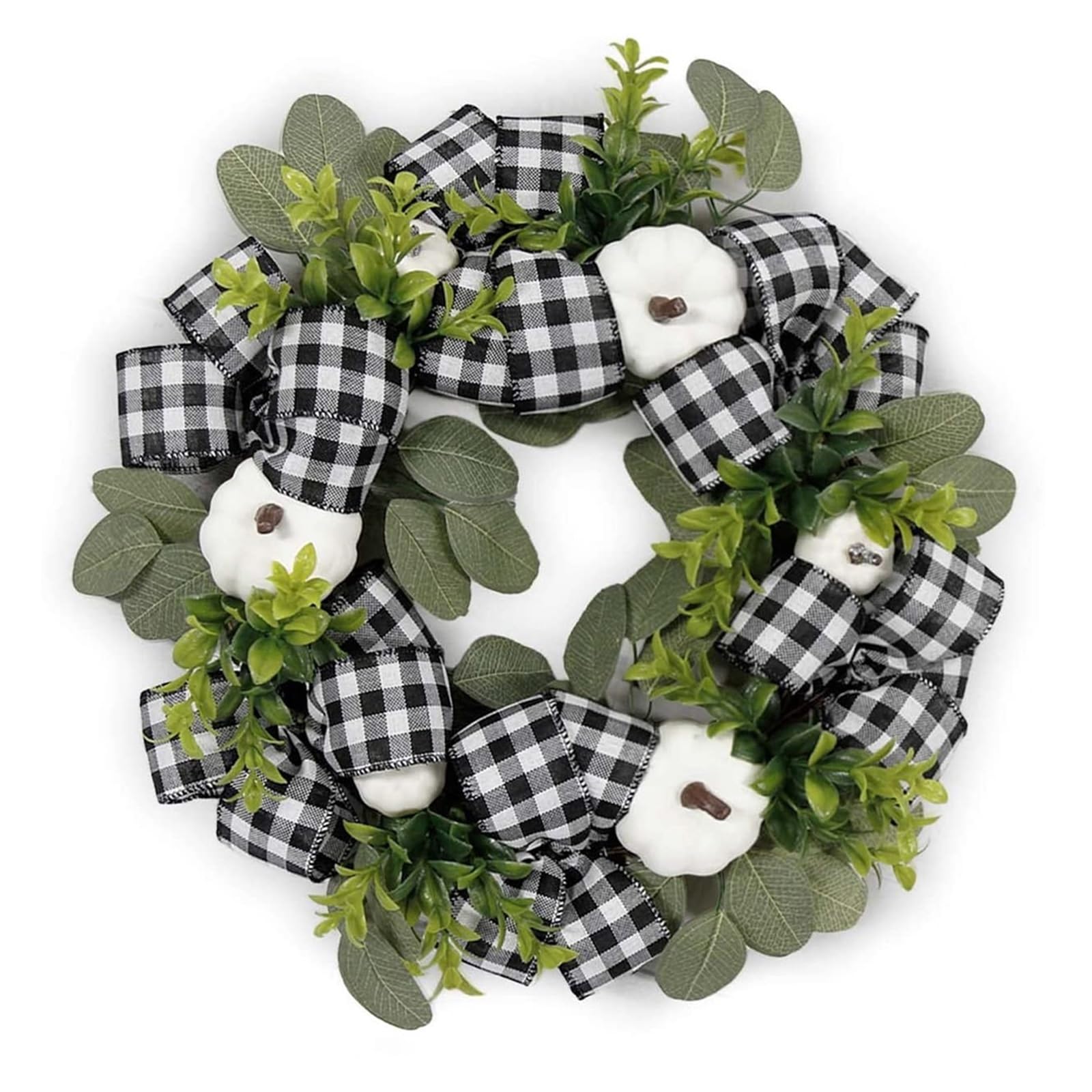 Couronne de Porte Couronne de Printemps Grande Couronne utilisée for la Porte d'entrée Fausse Couronne Printemps Toute l'année Décoration Murale ou de Cuisine for fenêtre(I)
