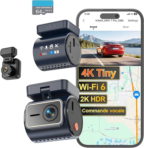 4K+1080P Dash Cam Double KAWA