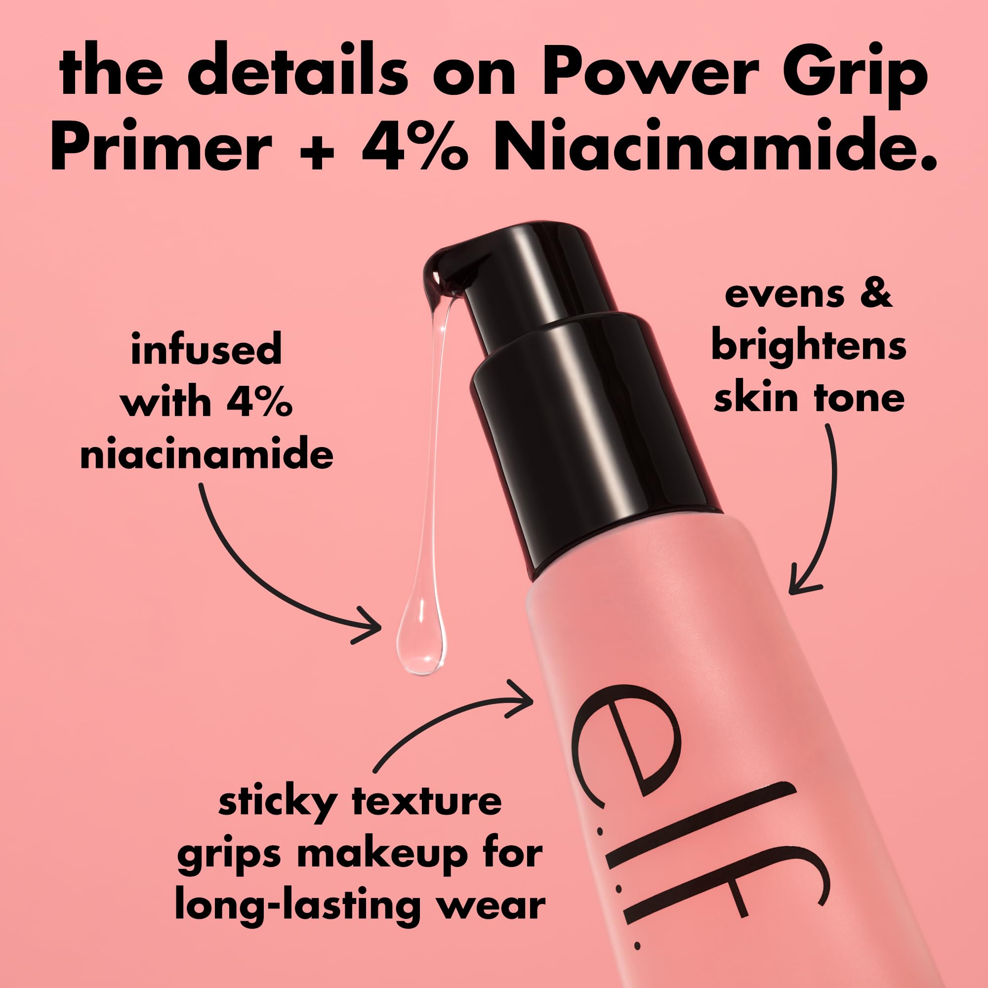e.l.f. Power Grip Primer with Niacinamide - Long-Lasting Makeup -5