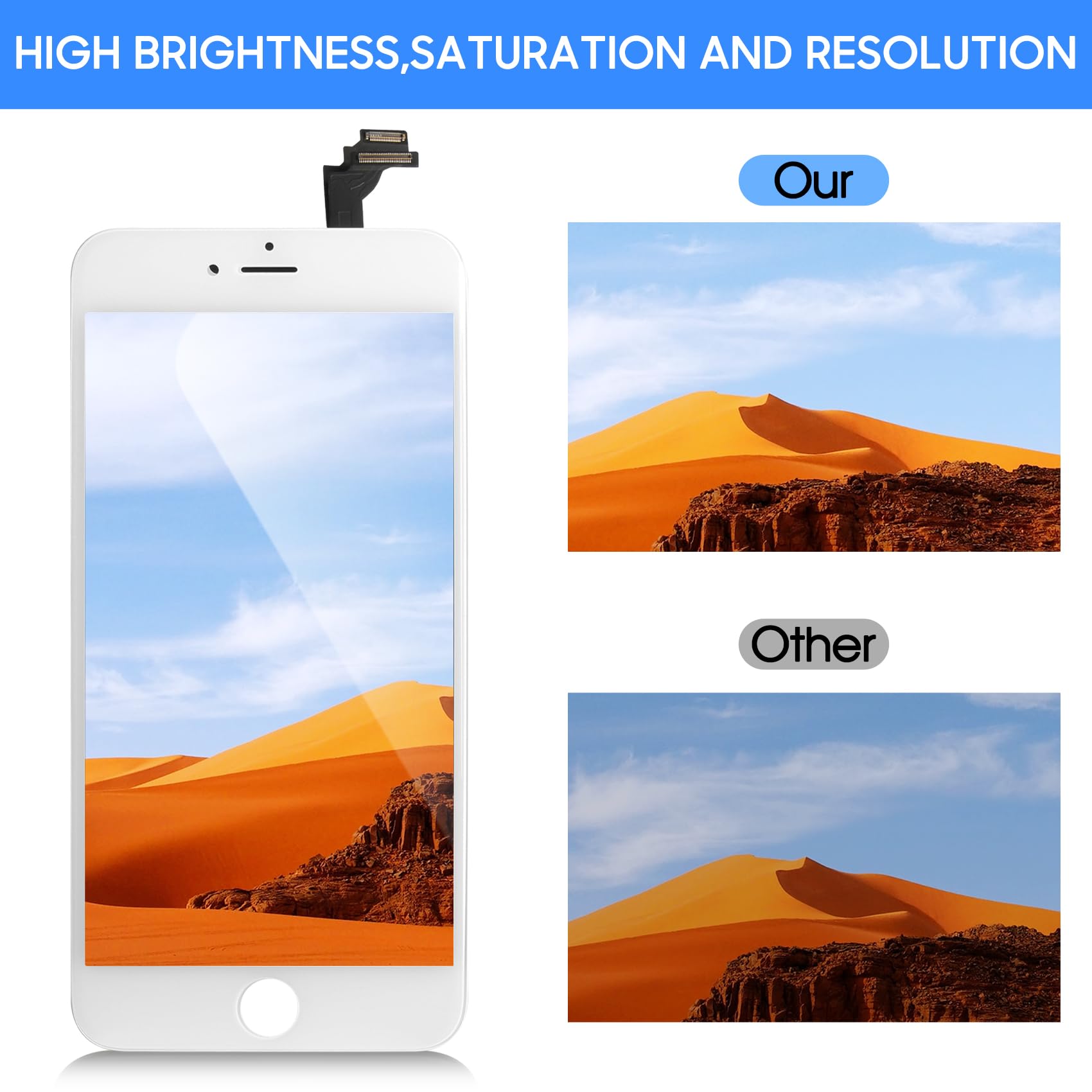 Amazon.com: for iPhone 6 Plus Screen Replacement, LCD Screen for