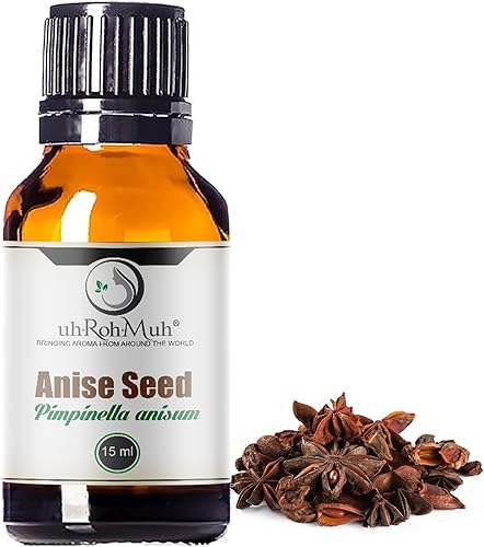 Aceite de semilla de anís 100% orgánico Aceite de anís para difusores y aromaterapia, aceite esencial orgánico Aceite de fragancia 100% puro y