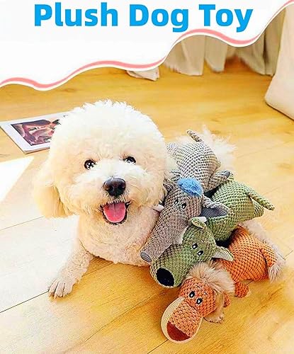 Miniatura 4 de 2024 Nuevo animal robusto diseñado para masticadores pesados, tamaño grande, juguetes indestructibles y robustos para perros, juguetes chirriantes