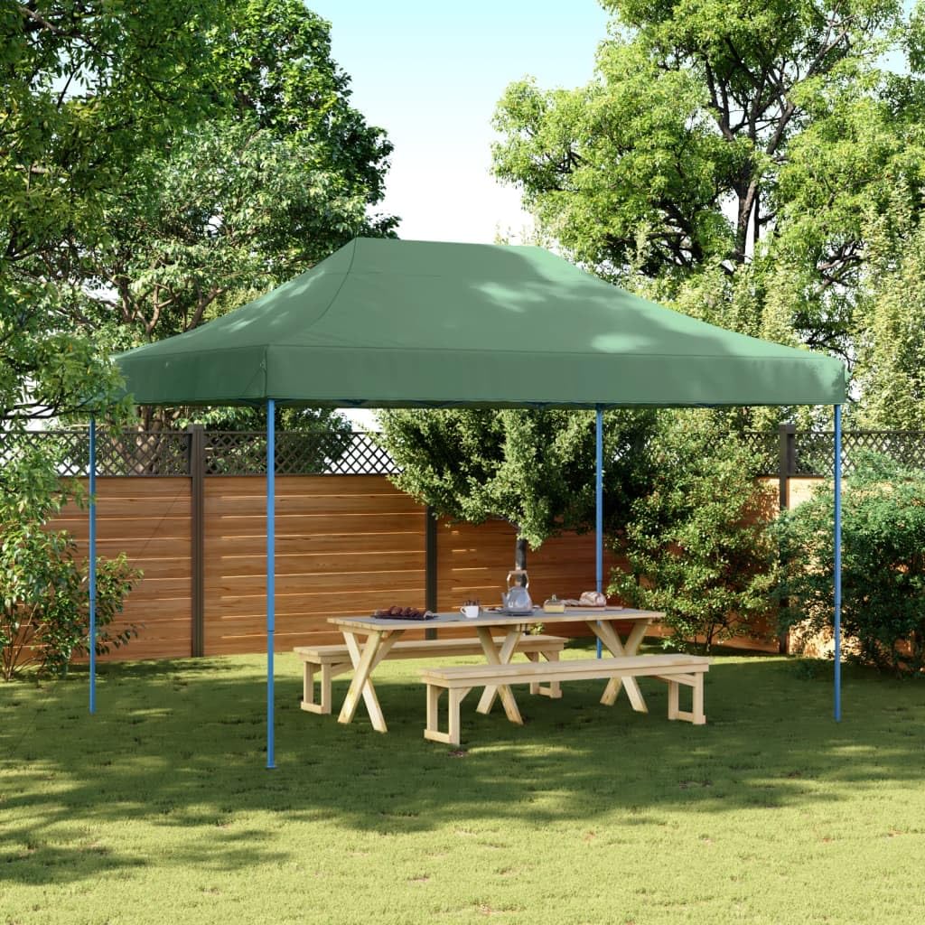 Altana ogrodowa, namiot zewnętrzny, namioty do pawilonu, pawilon kempingowy, altana ogrodowa, składany namiot imprezowy typu Pop-up zielony 410 x 279 x 315 cm