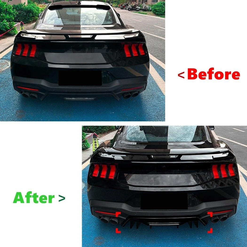 Uniwersalny spoiler Do Mustang MK7 2025 | Kits2024 Tylny Spojler aerodynamiczny do motocykla