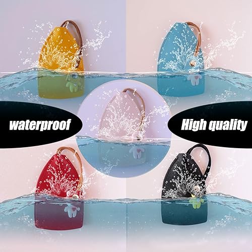 Miniatura 5 de 1 bolsa de llaves extraíble de poliuretano para automóvil con conejo, cubierta portátil de gran capacidad para llaves de almacenamiento, universal