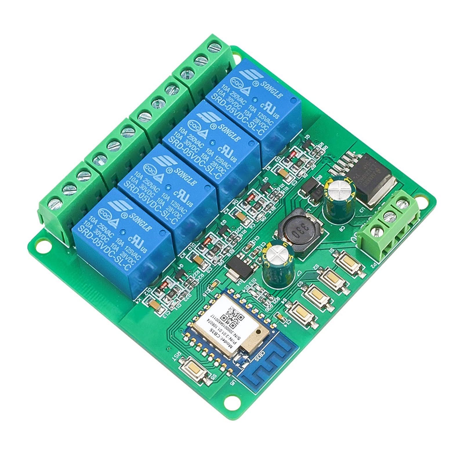 Tuya App Modulo interruttore WiFi wireless relè remoto 4CH DC 12V 24V 5V AC 220V 250V 4 canali APP Smart Switch
