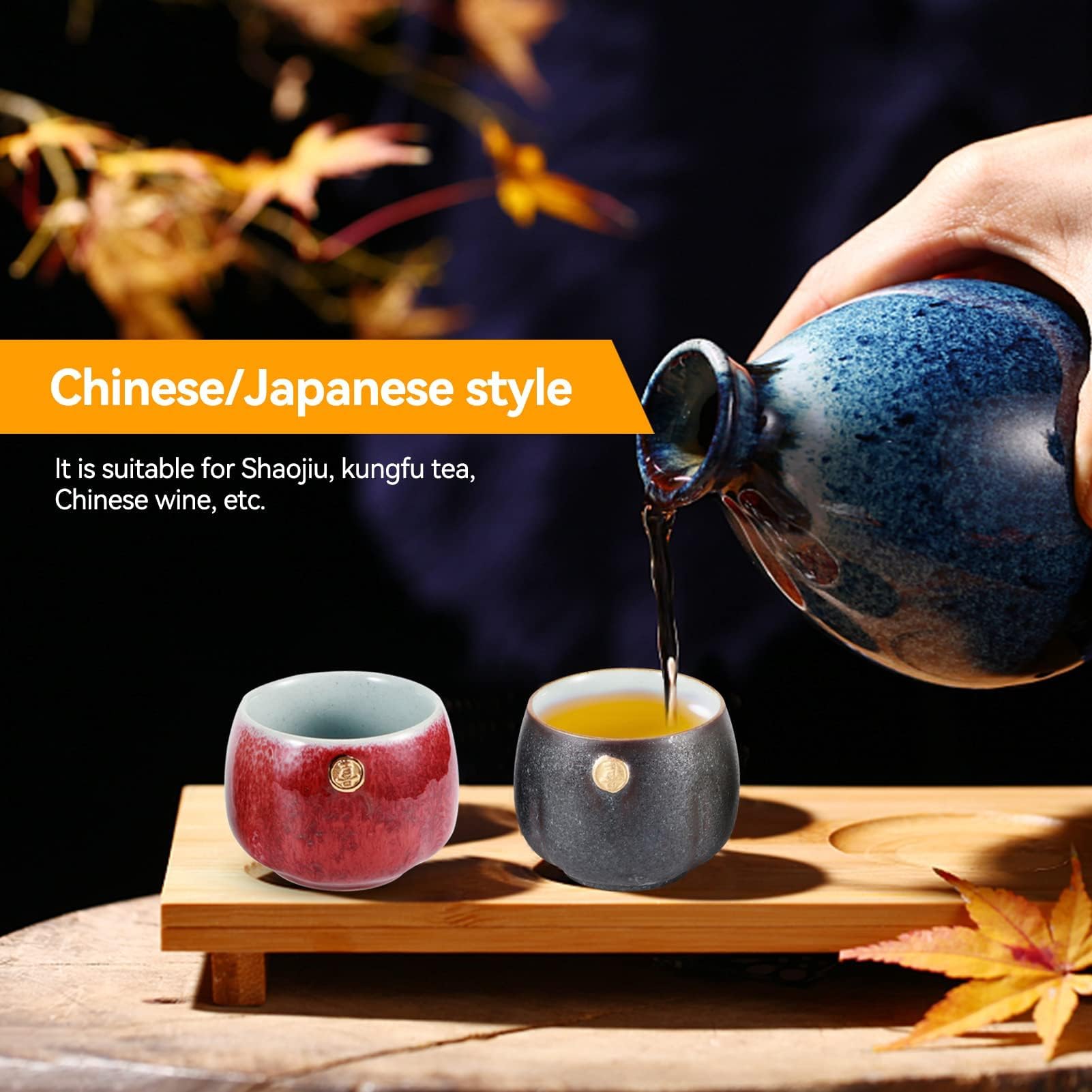 Tasse à Thé En Céramique Rétro,poterie,tasses à Thé Kung Fu,expresso