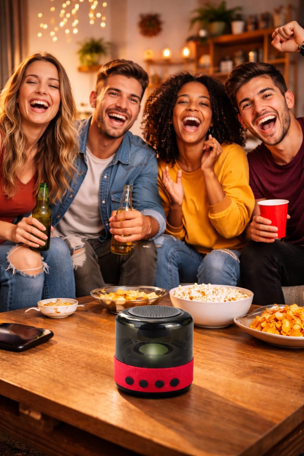 Taşınabilir Bluetooth Hoparlör, Mini Kablosuz Speaker, Yüksek Ses Seviyesi ve Derin Bass, USB Şarjlı, Ev Ofis Seyahat İçin Kompakt Masaüstü Hoparlör,Bluetooth Mini Hoparlör, Taşınabilir