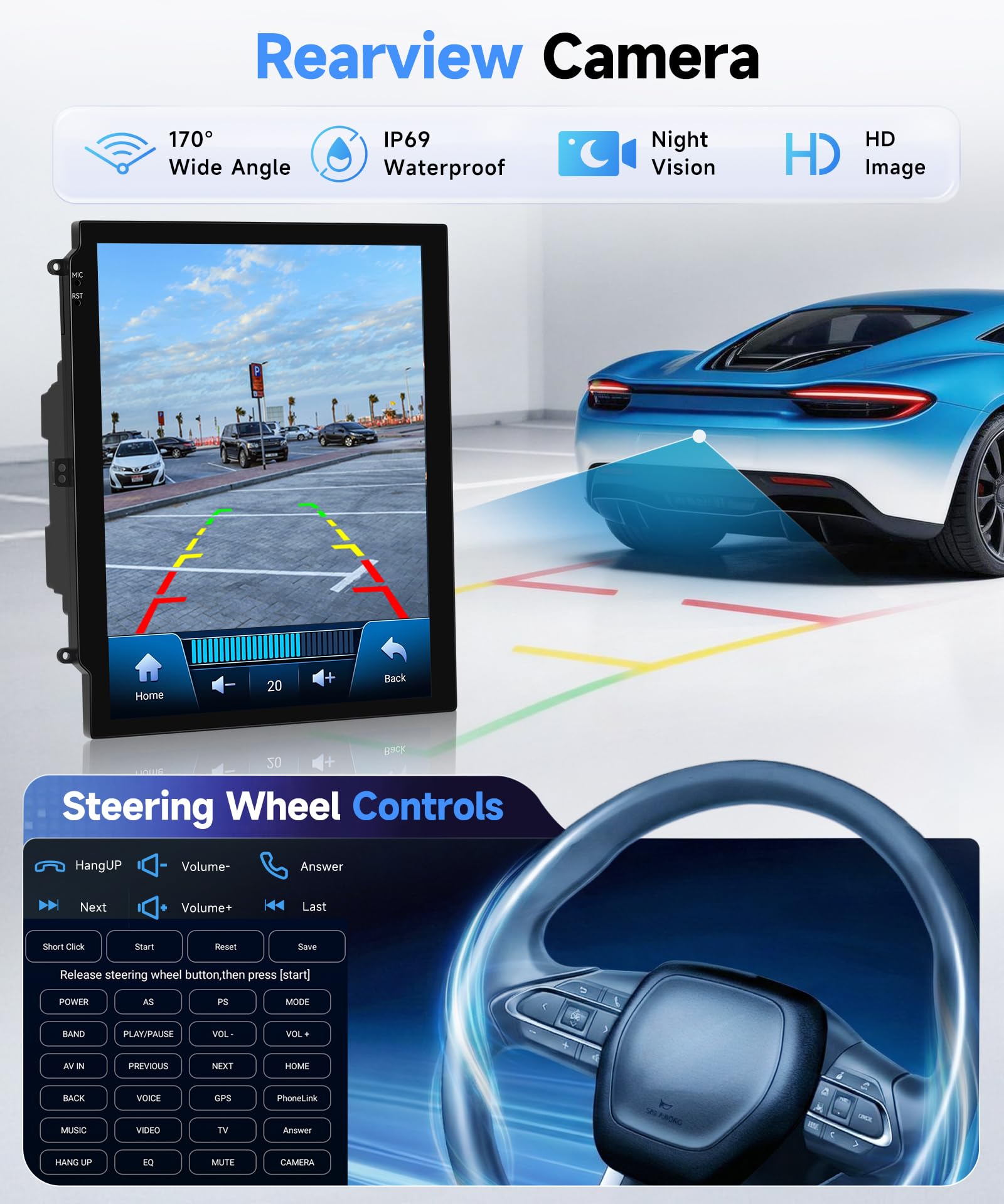 8 Core 6G + 128G Android radio samochodowe do Opel Astra J Buick Excelle 2009-2015 Wireless Carplay Android Auto GPS nawigacja WiFi WiFi panoramiczny 360°, ekran dotykowy 9,7 cala, radio Bluetooth FM