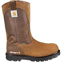 Carhartt Heritage WP 11" Soft Toe Wellington Mens Boots, Oil-Tanned Leather, Storm Defender Waterproof, FastDry Lining