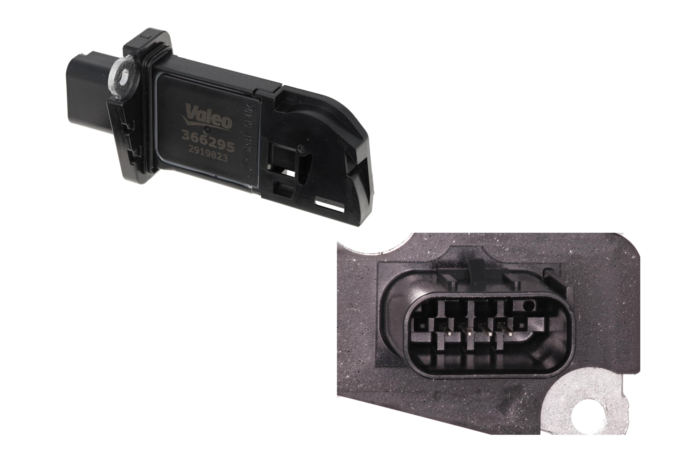 VALEO Debimetro 366295 Compatibile con: CITROËN JUMPER II Bus, JUMPER II Kasten, JUMPER II Pritsche/Fahrgestell, FORD B-MAX, C-MAX II, ECOSPORT, FIESTA VI, FIESTA VI Van, FIESTA VII, FOCUS III