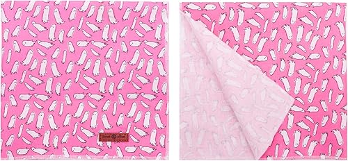 Miniatura 4 de Lionet Paws Bandana de Halloween para perros pequeños, medianos y grandes, pañuelo para perros y gatos, bufanda triangular para niña o niño