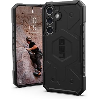 URBAN ARMOR GEAR UAG Case for Samsung Galaxy S24 6.2 inch Pathfinder Heavy Duty Military Drop Proof Shockproof Anti-slip Protective Case for Samsung Galaxy S24 - Black