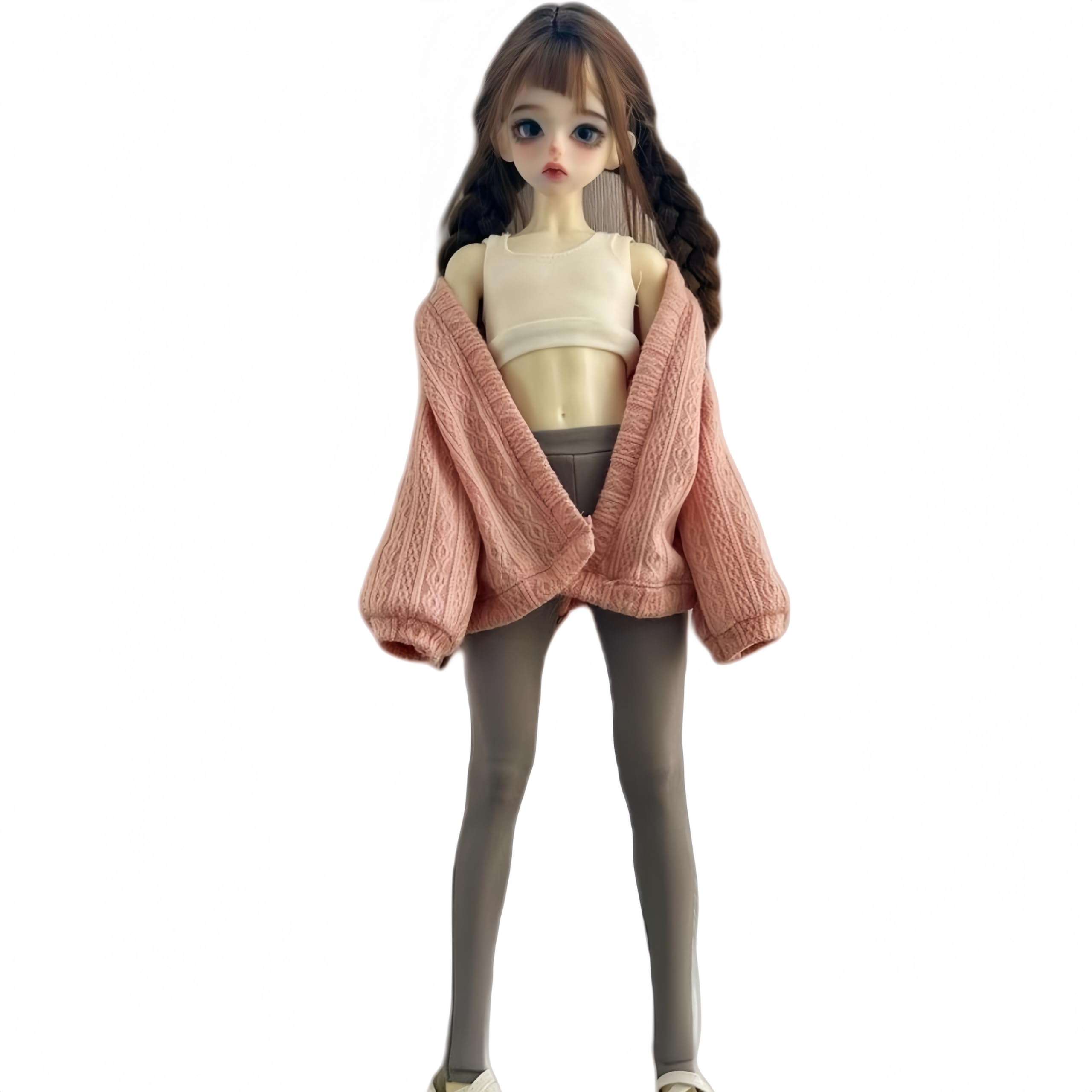 QGYDYH 1/4 BJD Doll Clothes Set Ball Jointed Doll Fashion Handmade Pretty Fashionable Clothes for 16-18 inches BJD Dolls (C)