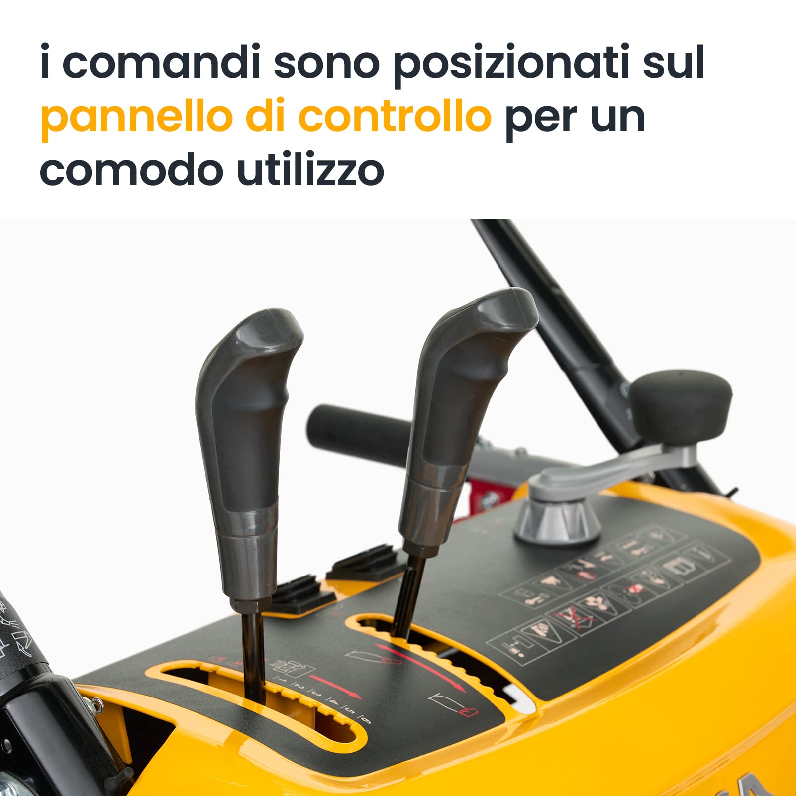 STIGA Spazzaneve ST 5266 P TRAC a due stadi - motore a scoppio da 302 cc, ampiezza di lavoro di 66 cm, trazione cingolata, impugnatura riscaldata, luce a LED