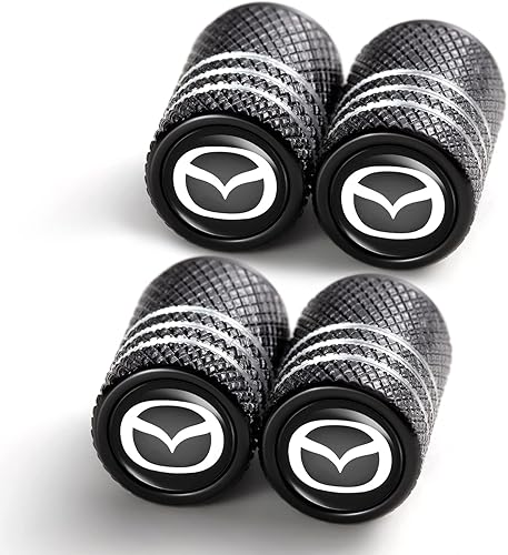 Miniatura 1 de PLANOB Vástago de válvula de neumático automático de metal compatible con Mazda 3 6 8 Miata MX-5 CX-3 CX-5 CX-7 CX-9 accesorios de molduras 4