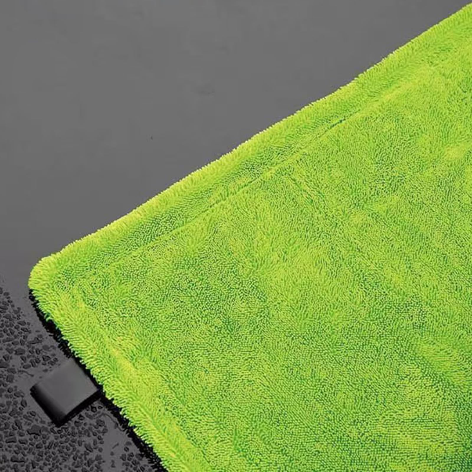 Toalla de limpieza de coche resistente, 3 L, absorción de agua, sin costuras, para lavado de vehículos, uso profesional, toalla de microfibra de alta absorción