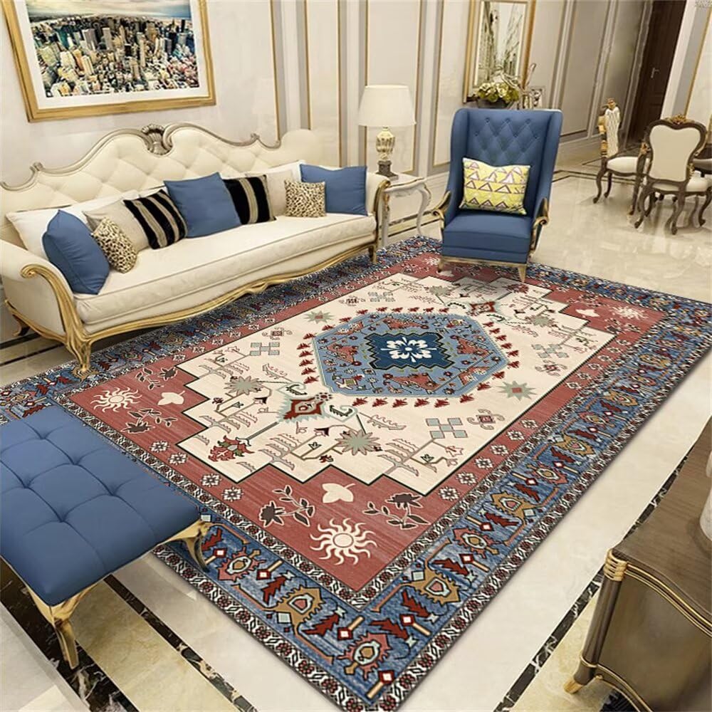 Tapis d'éveil pour bébé antidérapant rouge 120x170cm pour votre salon
