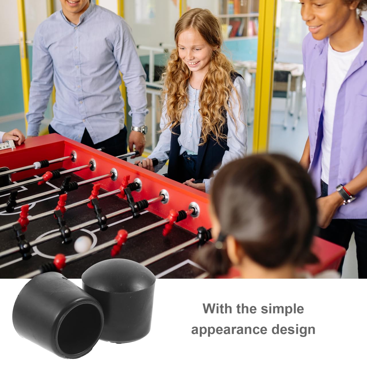 Tapones de seguridad para futbolín de 16 mm, accesorios de mesa para asegurar las barras y proteger al jugador