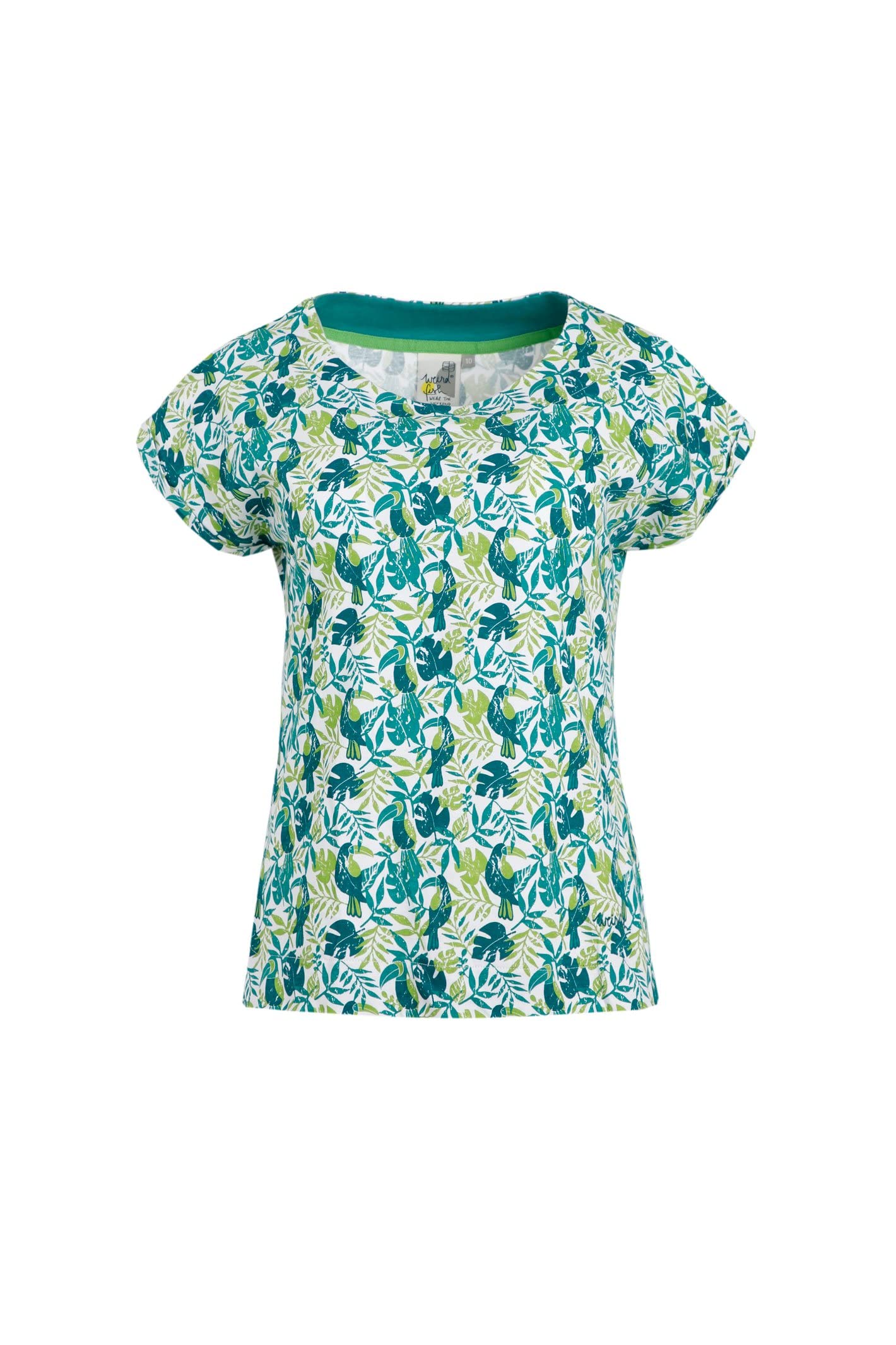 Weird Fish Women's Kiwi Paw Paw Organic Jersey T-Shirt Size 8
