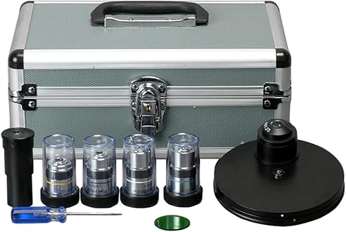 Miniatura 2 de AmScope Kit de contraste de fase de torreta de microscopio PCT120
