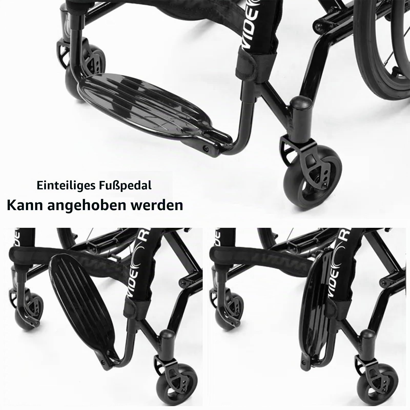 Leichtes Sport-rollstuhl, Aluminium Leichte Rollstühle, Faltbarer Aluminium-rollstuhl, Ultra-leichte Sport-rollstuhl Im Gesamten Taster, Für Jugendliche, Erwachsene, Senioren(42cm/16.5in,Red - Hard ba