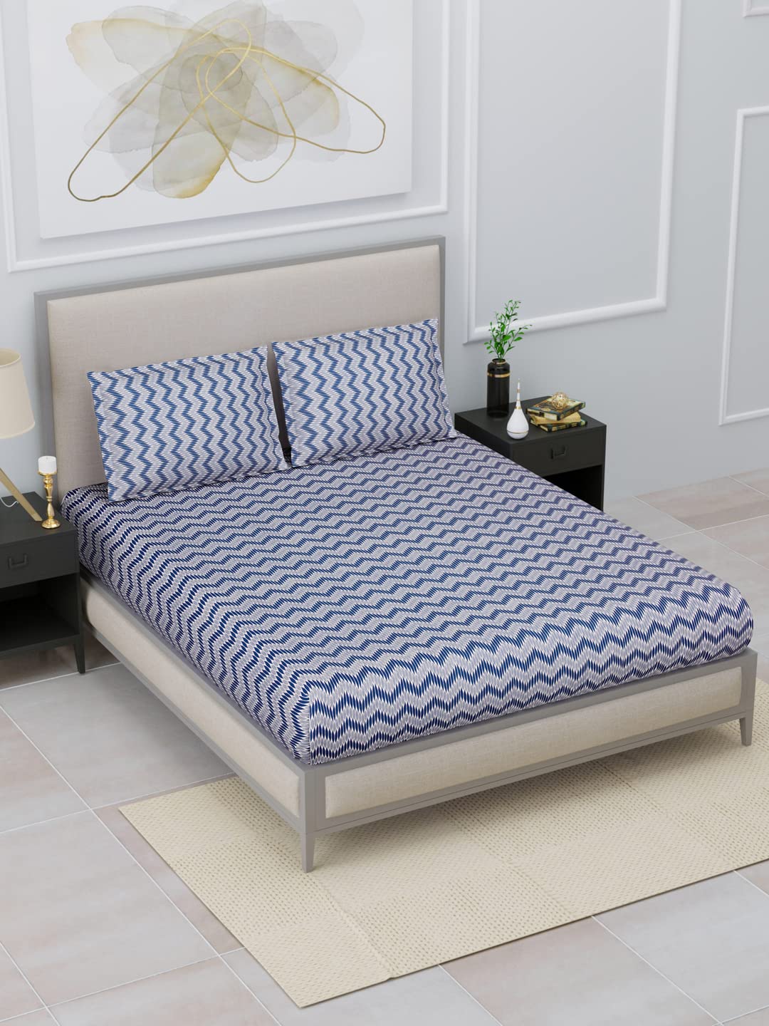 TRIDENT Kaya 144TC 100% Cotton One Double Size (224x254Cm
