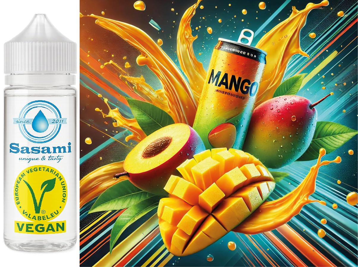 Energy Drink mango aromat koncentrat – Wegański – Sasami – 100ml