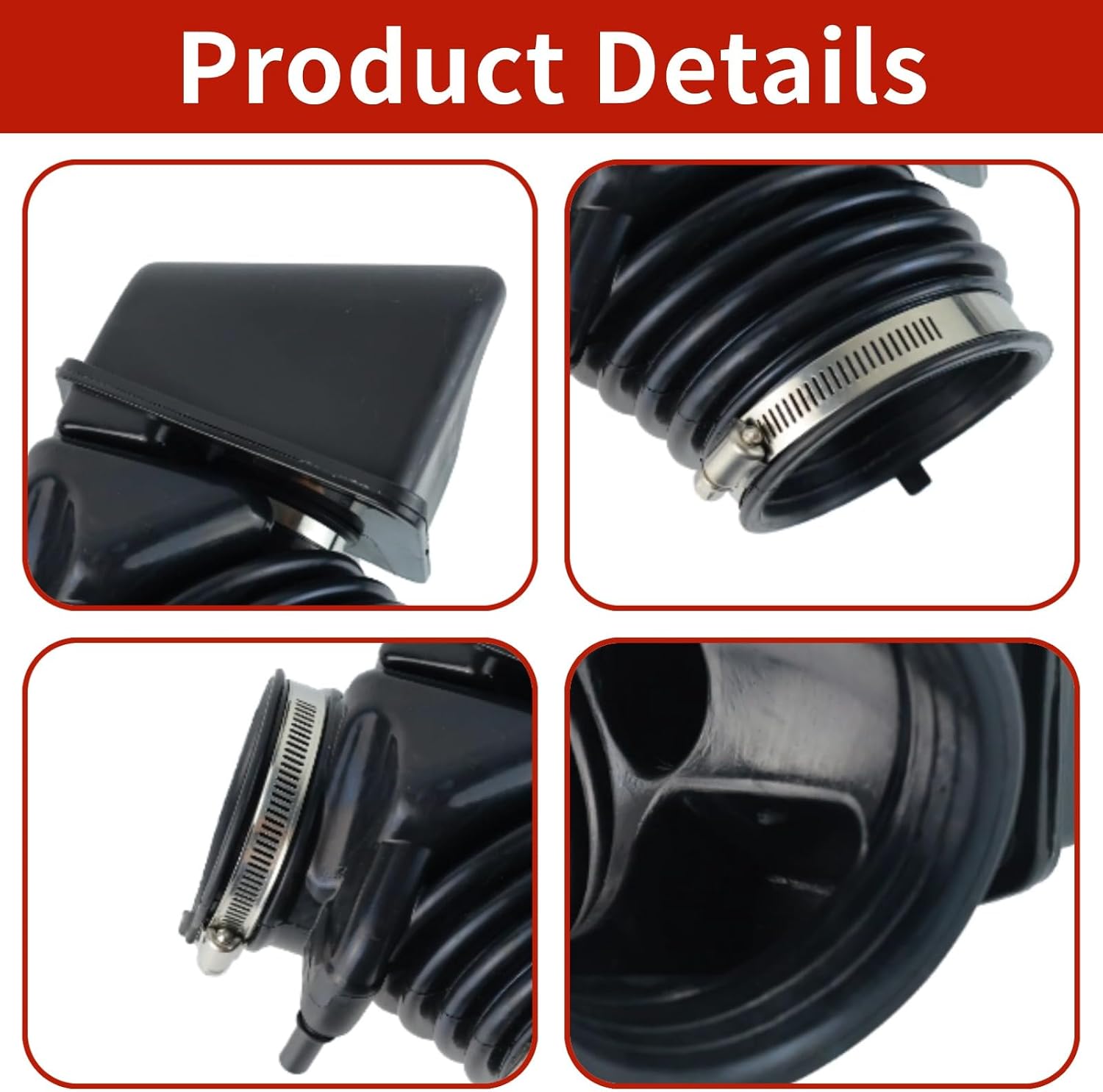 696-175 Engine Air Intake Hose Compatible with Chevy Impala 2014-2020 3.6L V6, Air Intake Tube with Clamps Compatible with Cadillac XTS 2013-2019, Intake Boot 20885923 22935937 22887315 696-175