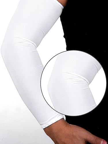 Miniatura 4 de 8 pares de mangas de enfriamiento unisex con protección UV para brazo de seda de hielo