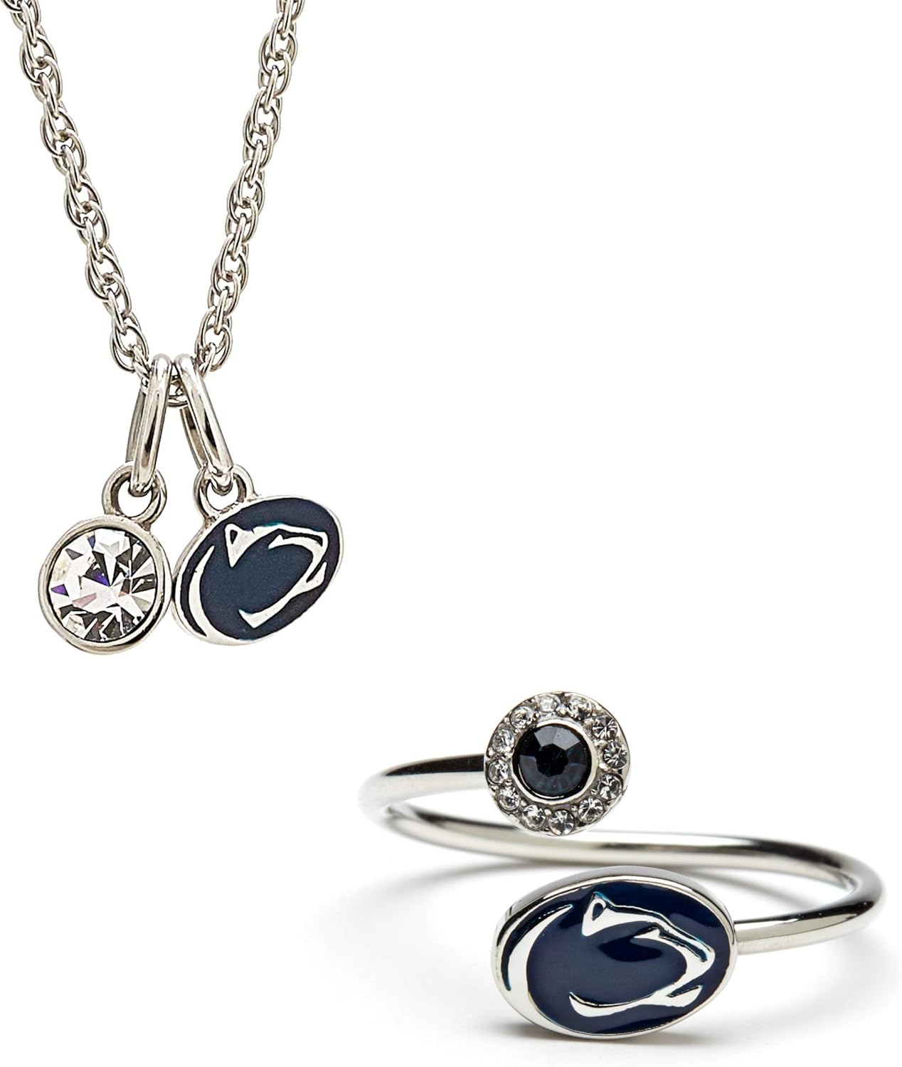 Stone Armory Set de regalo - Anillo y collar de Penn State Anillo y collar de PSU Joyería oficial de Penn State University Joyería de Penn State