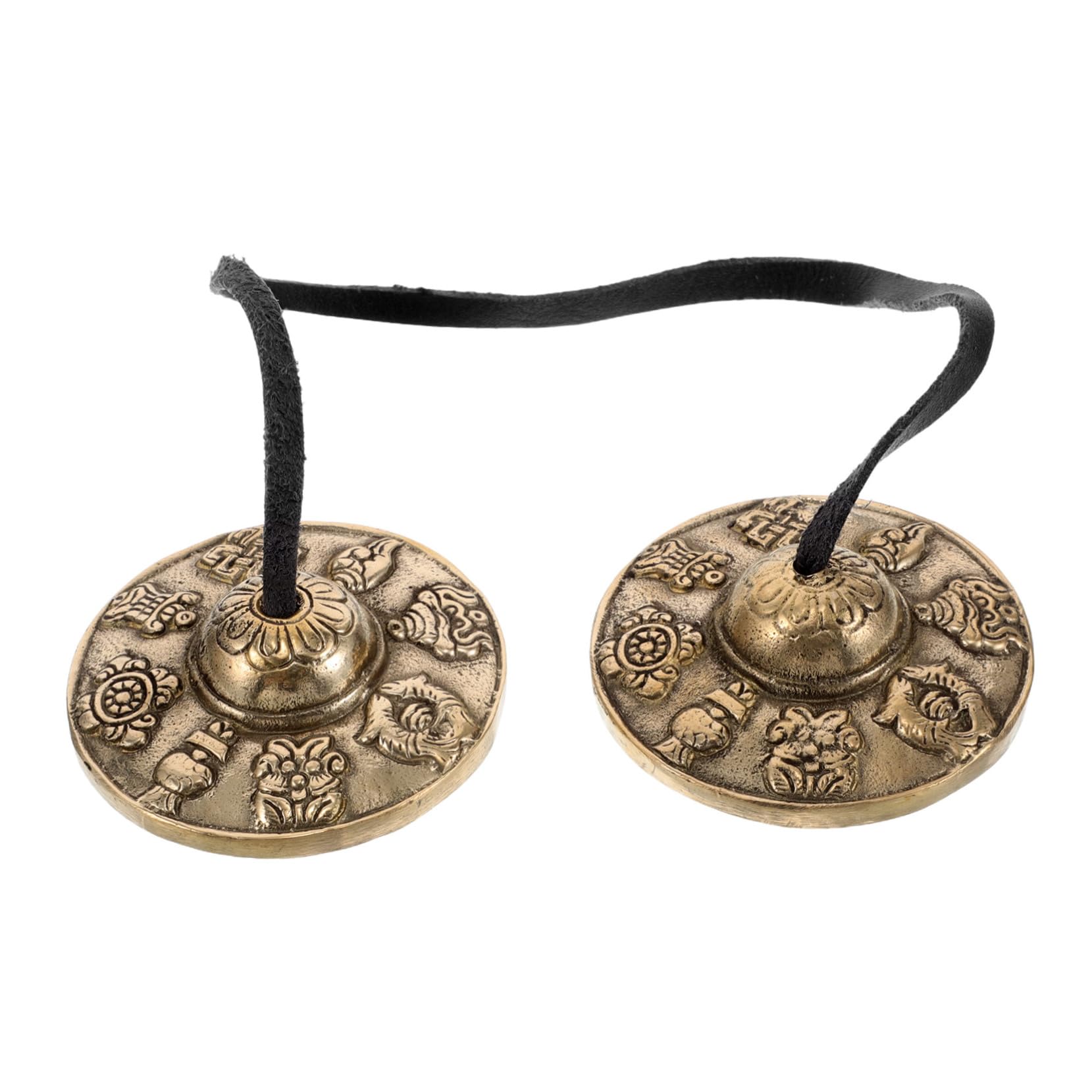 ifundom Tingsha Eccellente Sonora in Ottone per Meditazione Tibetana Campane Stili e Design Raffinato per Rilassamento e Pratiche Vajrayana