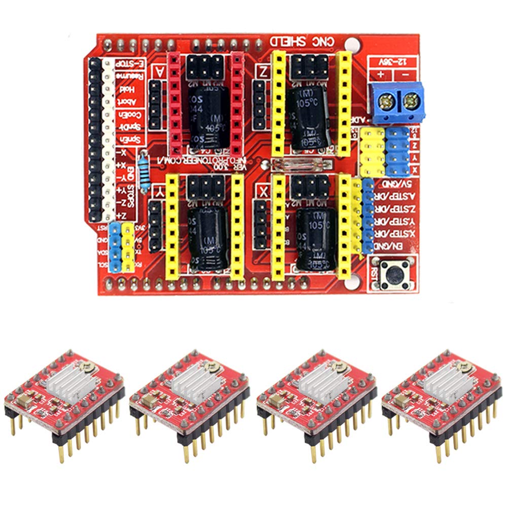3PCS CNC Shield V3 Per Arduino - Scheda Espansione Per A4988, Stampanti 3D E Incisori - Foto 2