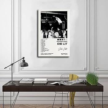 Amazon.com: Playboi Carti Poster Die Lit Poster Album Cover