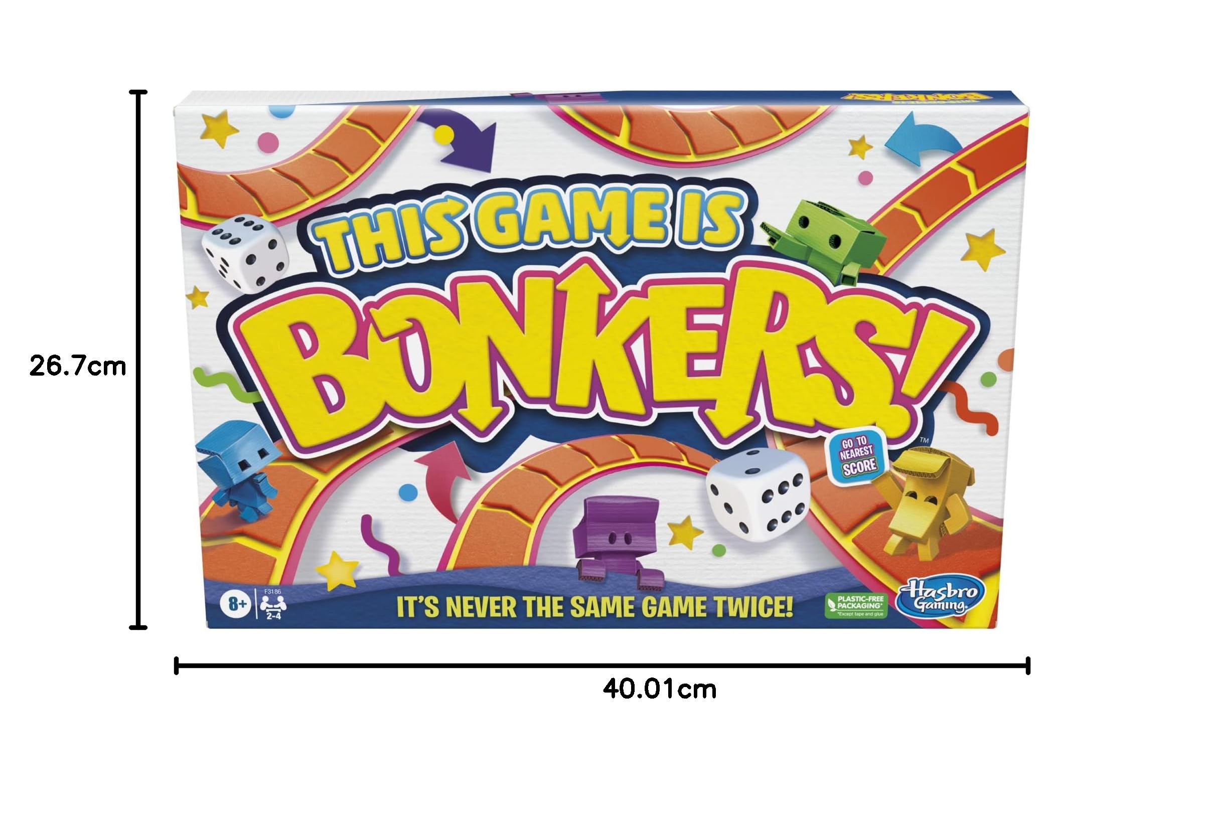 Questo gioco è Bonkers gioco da tavolo, fresco aggiornamento del classico gioco da tavolo per famiglie, giochi da tavolo stravaganti e divertenti per bambini dagli 8 anni in su