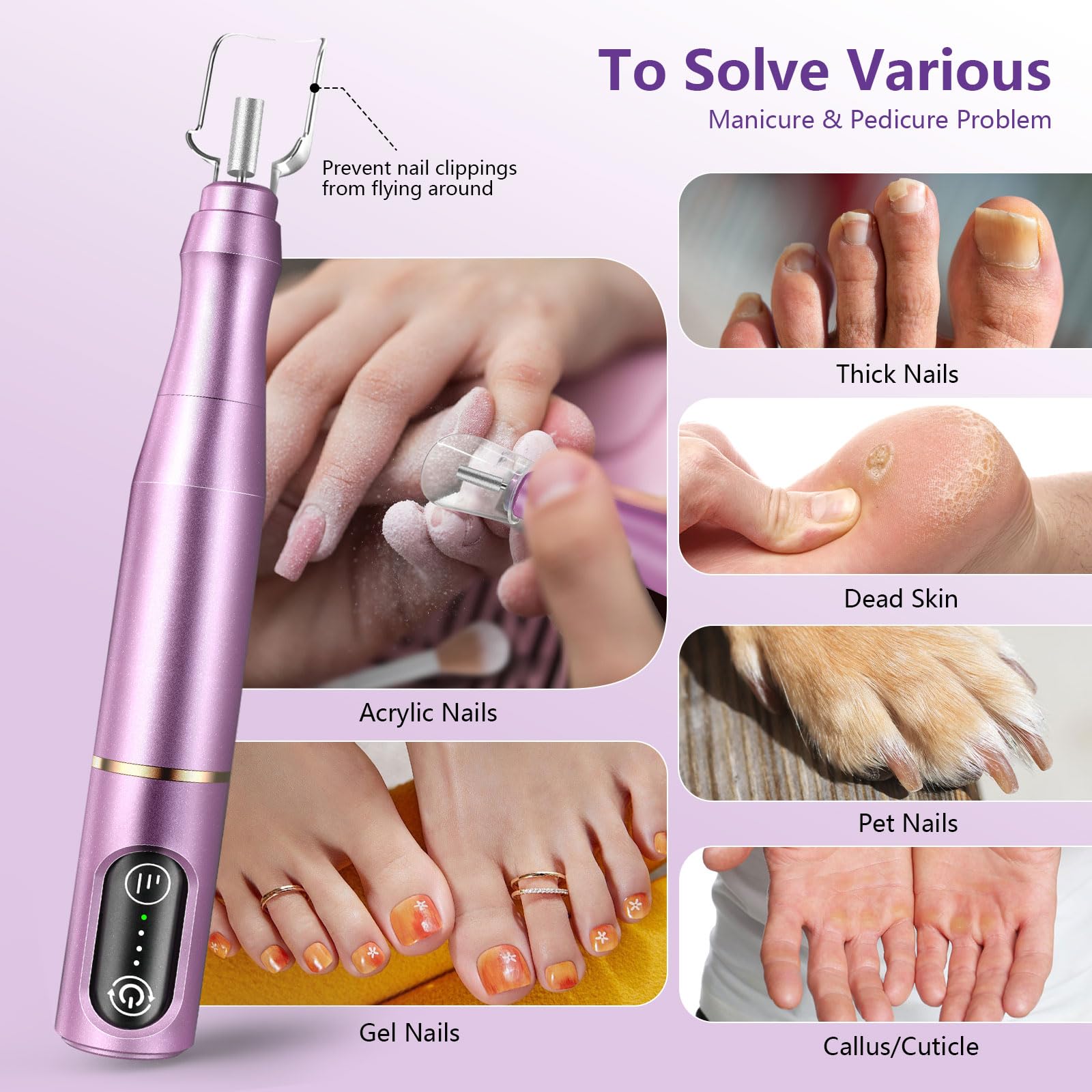 TUOBEO Cordless Nail Drill Kit - Rechargeable Efile -3 TUOBEO Cordless Nail Drill Kit - Rechargeable Efile -3