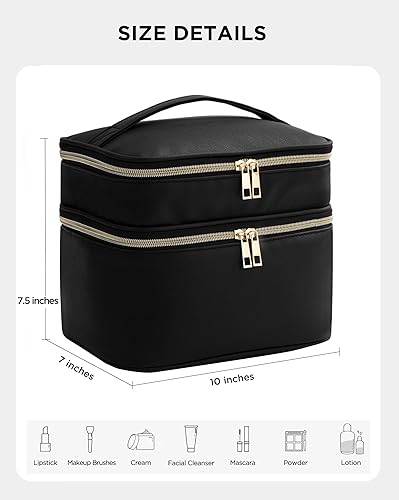 Miniatura 9 de Vorey Bolsa de maquillaje transparente portátil, Beige