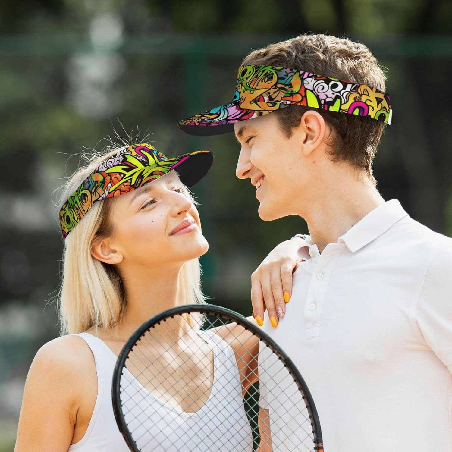 Sport Sun Visor Hats for Women Men Adjustable Empty Top Baseball Cap Mermaid Tennis Golf Visor Cap