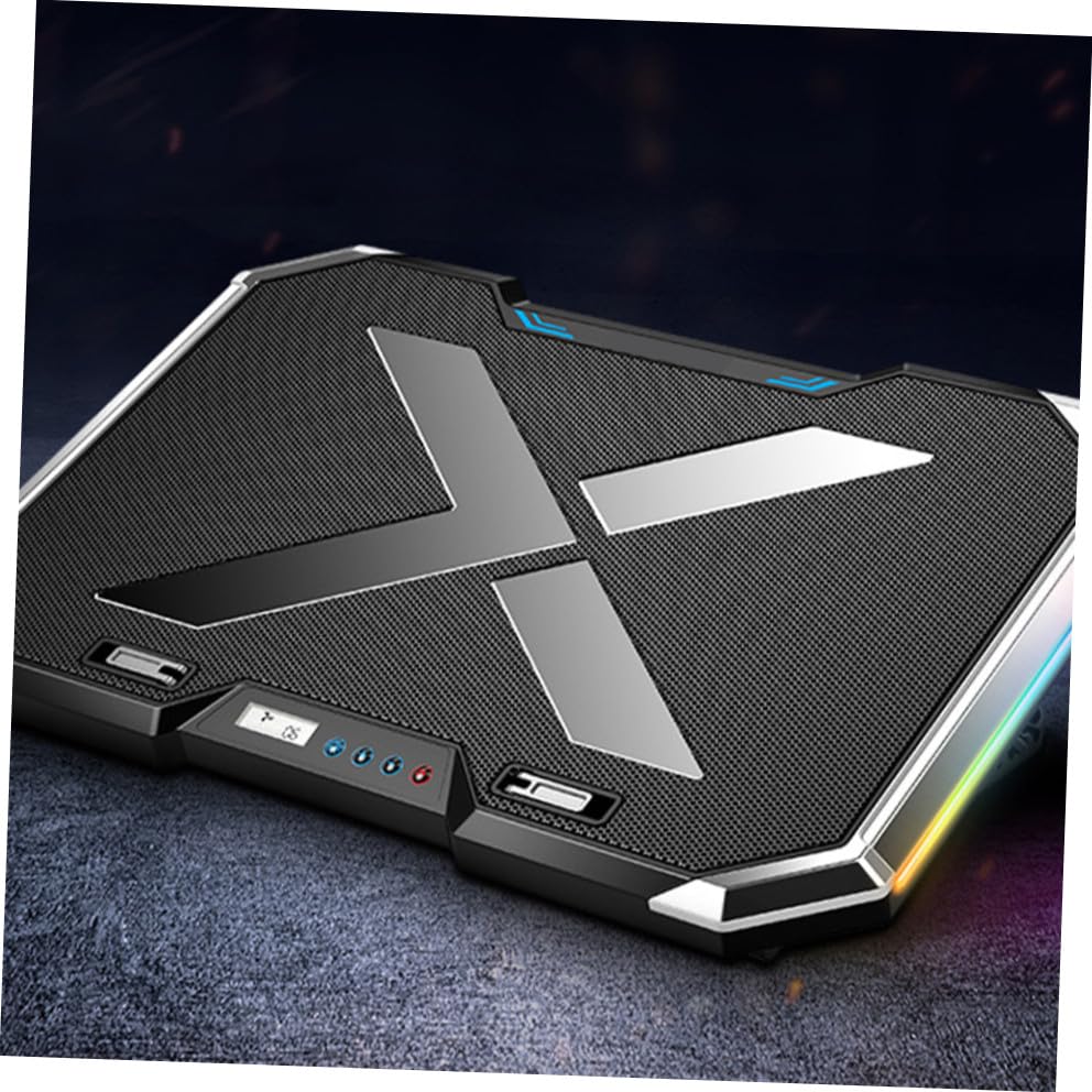 Base para portátil con ventilador RGB ajustable Uonlytech miniatura 4