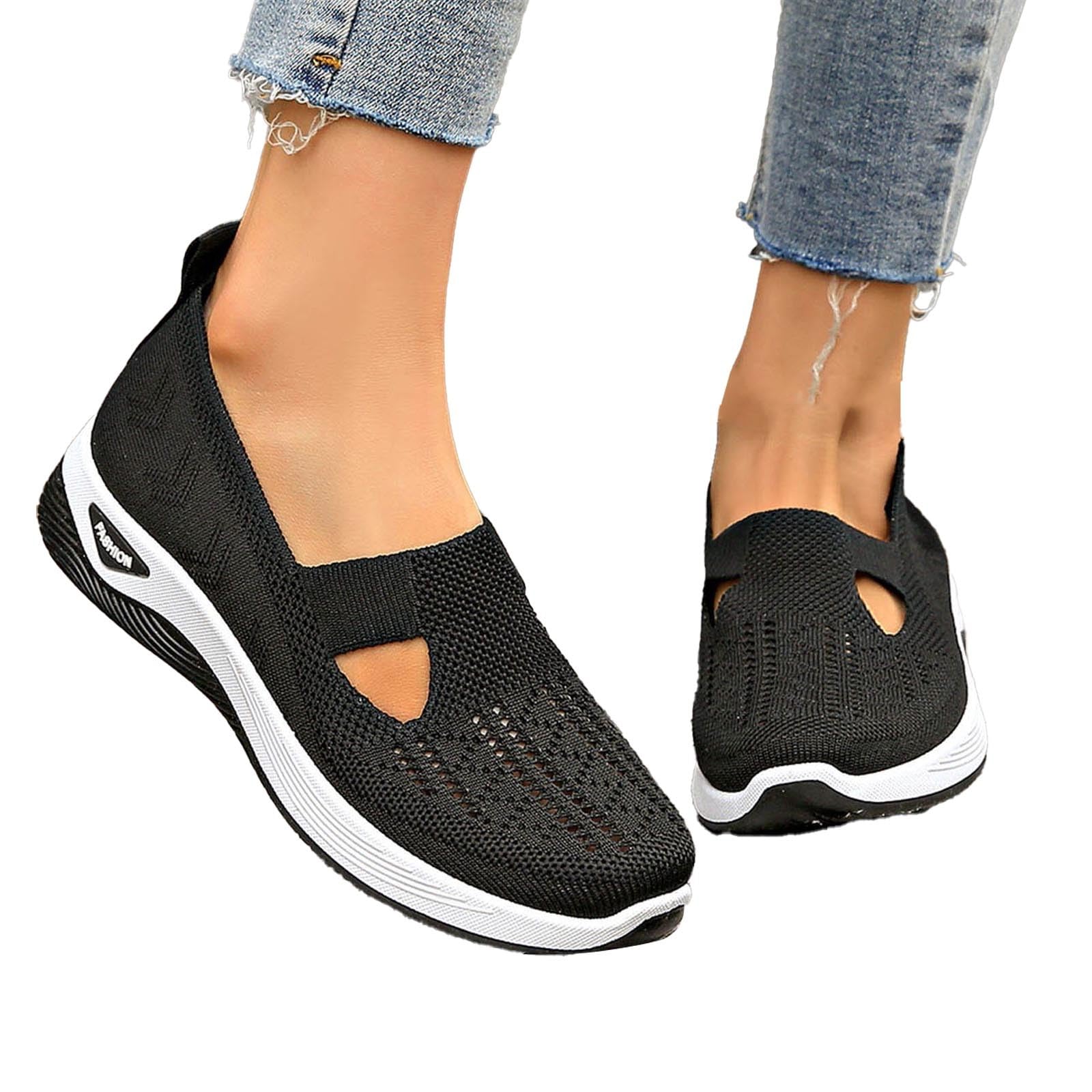 Zapatillas Ortopedicas Mujer sin Cordones Verano Transpirables Antideslizantes Malla
