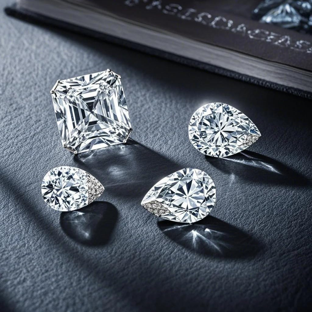 Different Shapes Moissanite D Colorless Loose Gemstone Lab Diamond VVS1 For Jewery Making With GRA Certificate