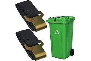 2Pcs Bear Proof Trash Can Lid Lock: The Ultimate Prevention from Animals Tipping Trash