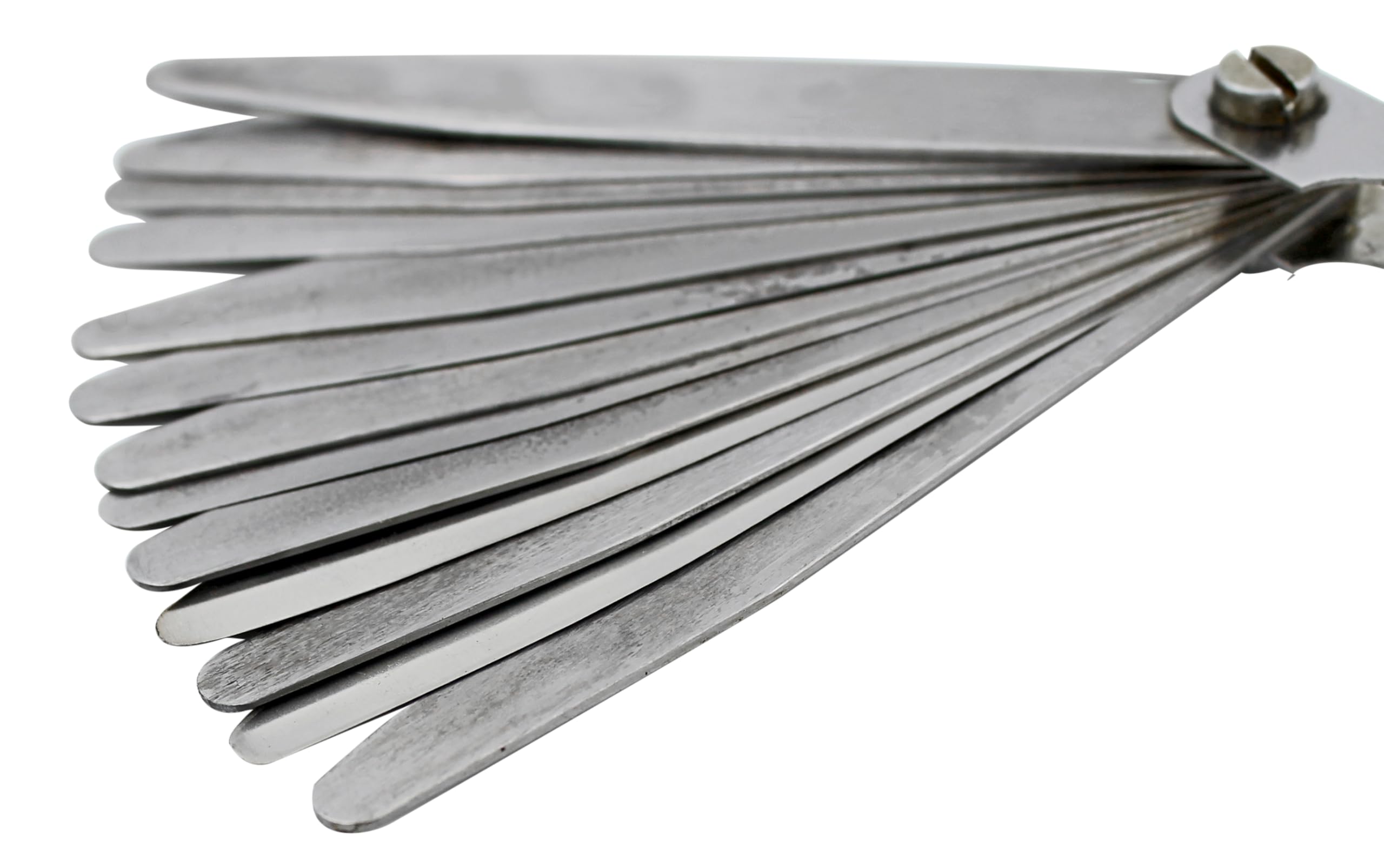CUTHARD Thickness Feeler Gauge with 13 Blades (4”/100mm), 0.05mm to 1.00mm, Stainless Steel Valve Measuring Tool 4