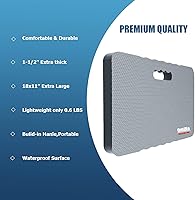 Vista 7 de Cómoda almohadilla de espuma extra grande gruesa impermeable para jardinería, almohadilla de rodilla para jardín, plantación, patio, trabajo