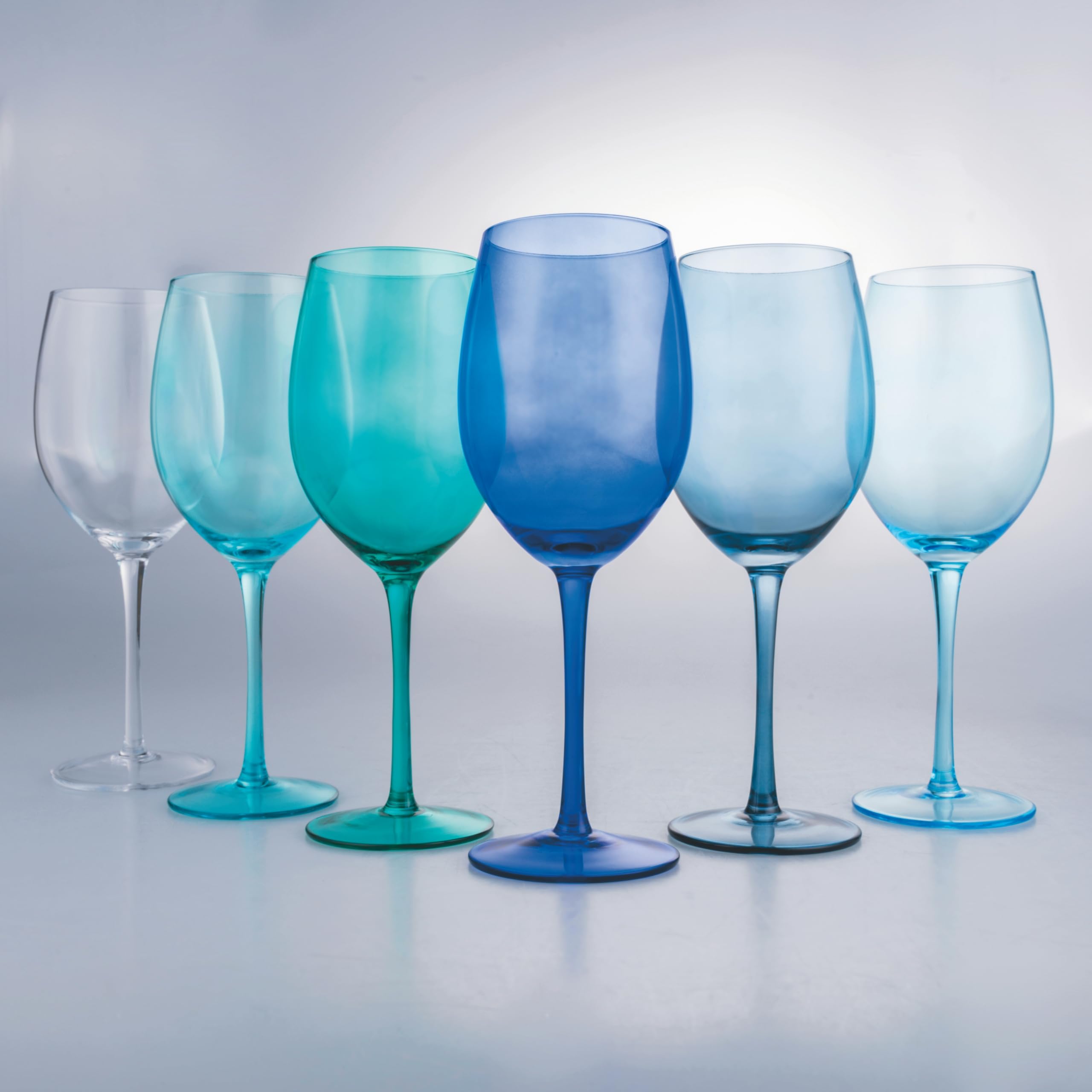 Villa d'Este Home Tivoli 1996 Happy Hour Ocean Sektgläser, 550 ml, 6 Stück