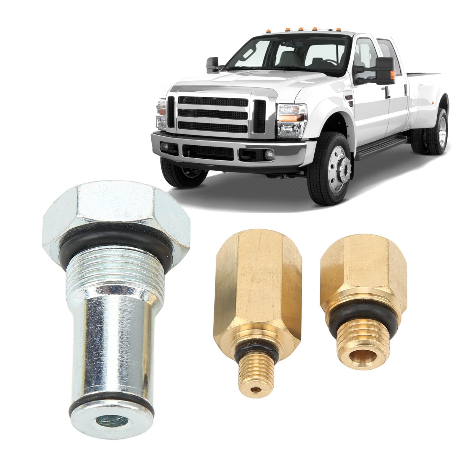 Kit d'outils de test pour adaptateurs de rampe d'huile pour Excursion E350 E450 F450 F550 60L V8 Turbo (2004-2010) : test du système d'huile haute pression et test de la soupape