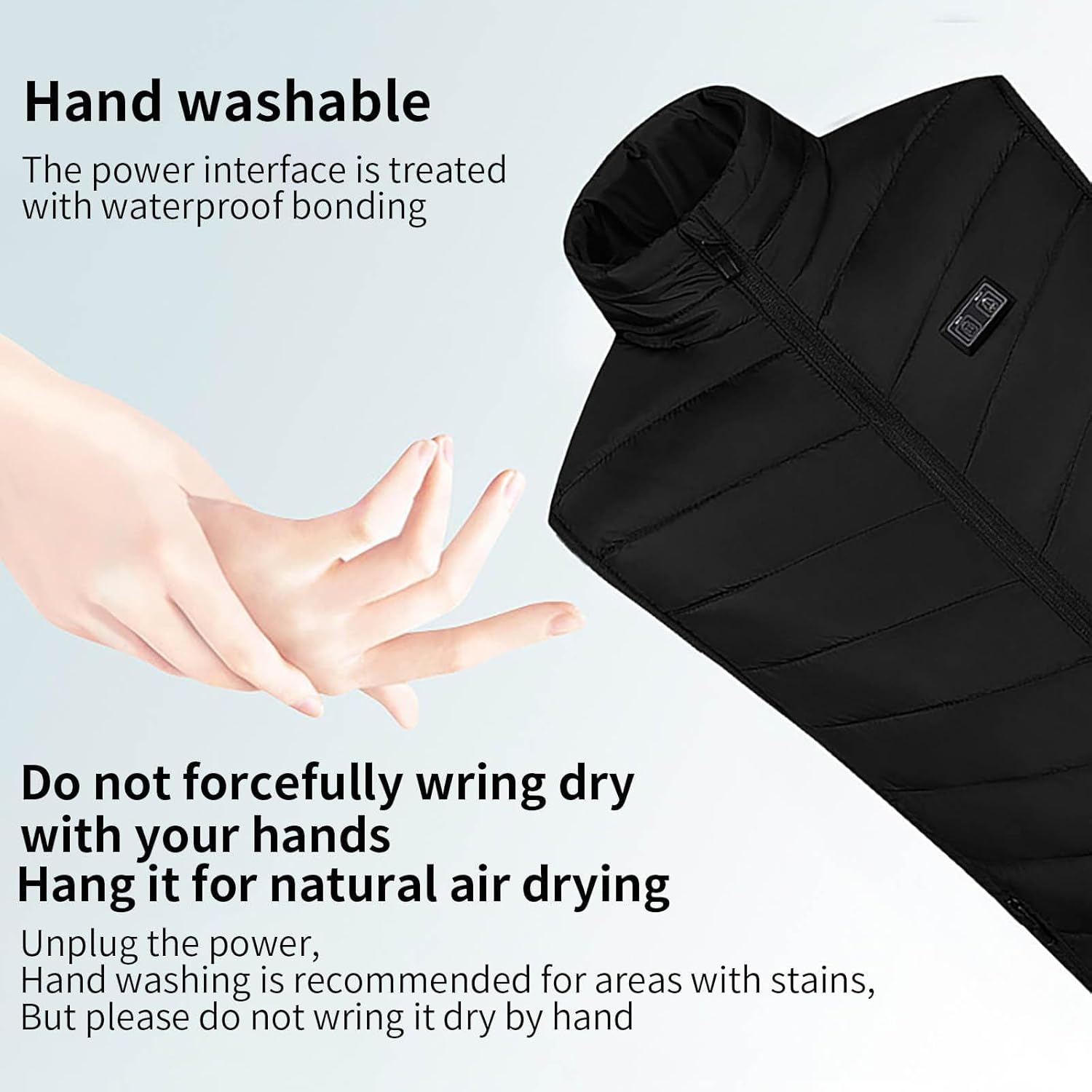 Unisex Heated Vest Lightweight Electric Heating Vest USB Warming Vest Rechargeable Heat Vest for Motorcycle Hunting