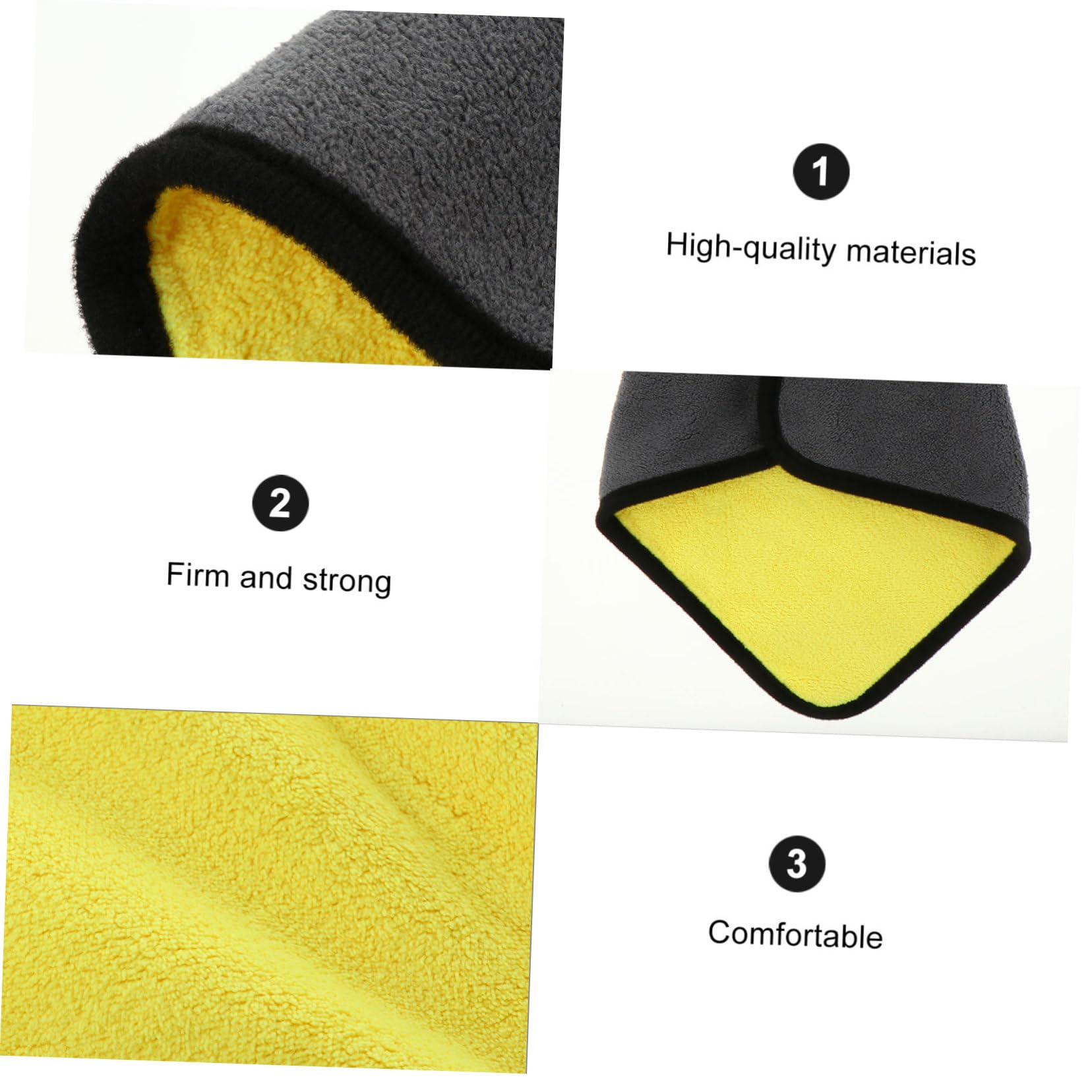 Toddmomy Super Absorbent Pet Towel Set Rabbit Pet Shower Towel Quick Drying Feature